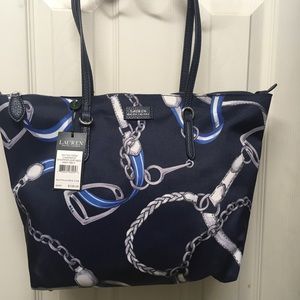 Ralph Lauren Navy Blue Purse  Beautiful & Durable